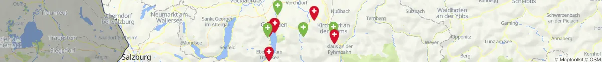 Map view for Pharmacies emergency services nearby Grünau im Almtal (Gmunden, Oberösterreich)